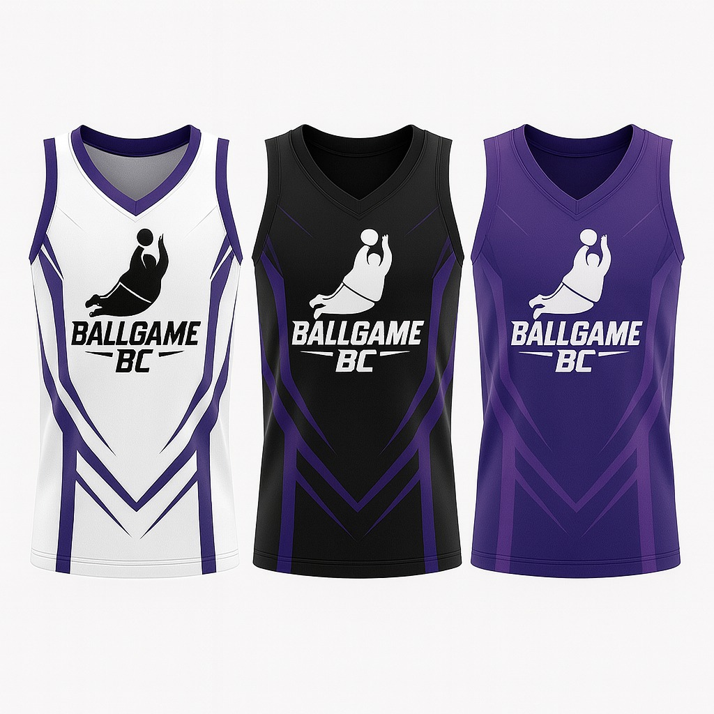 BallGame BC Team Jerseys